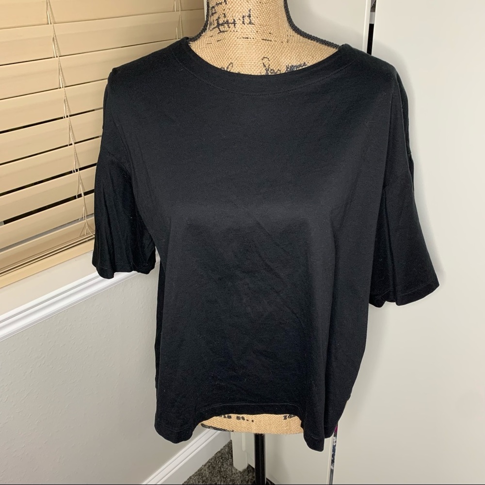 UniQlo Ruffled Bell Sleeve Blouse